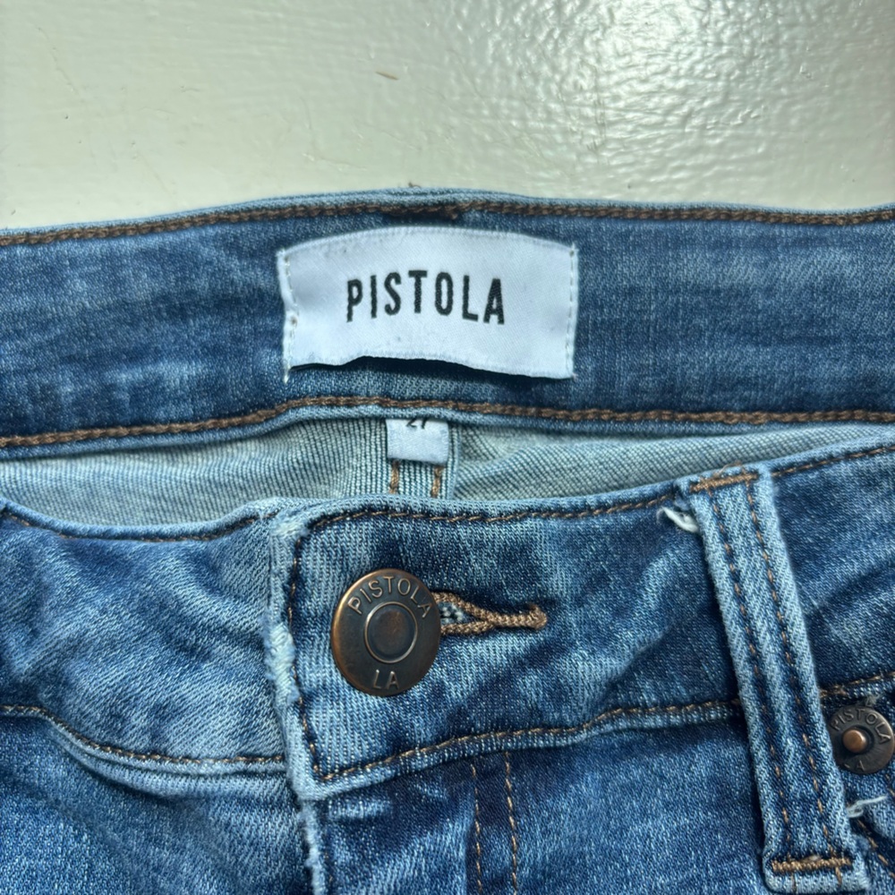 Pistola High Rise Skinny Jeans | Size 27 | 25″ Inseam – Medium Wash - Picture 5 of 10